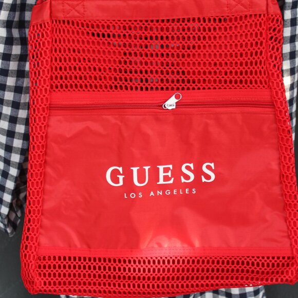 Guess women's mesh tote red bag purse - Picture 5 of 5